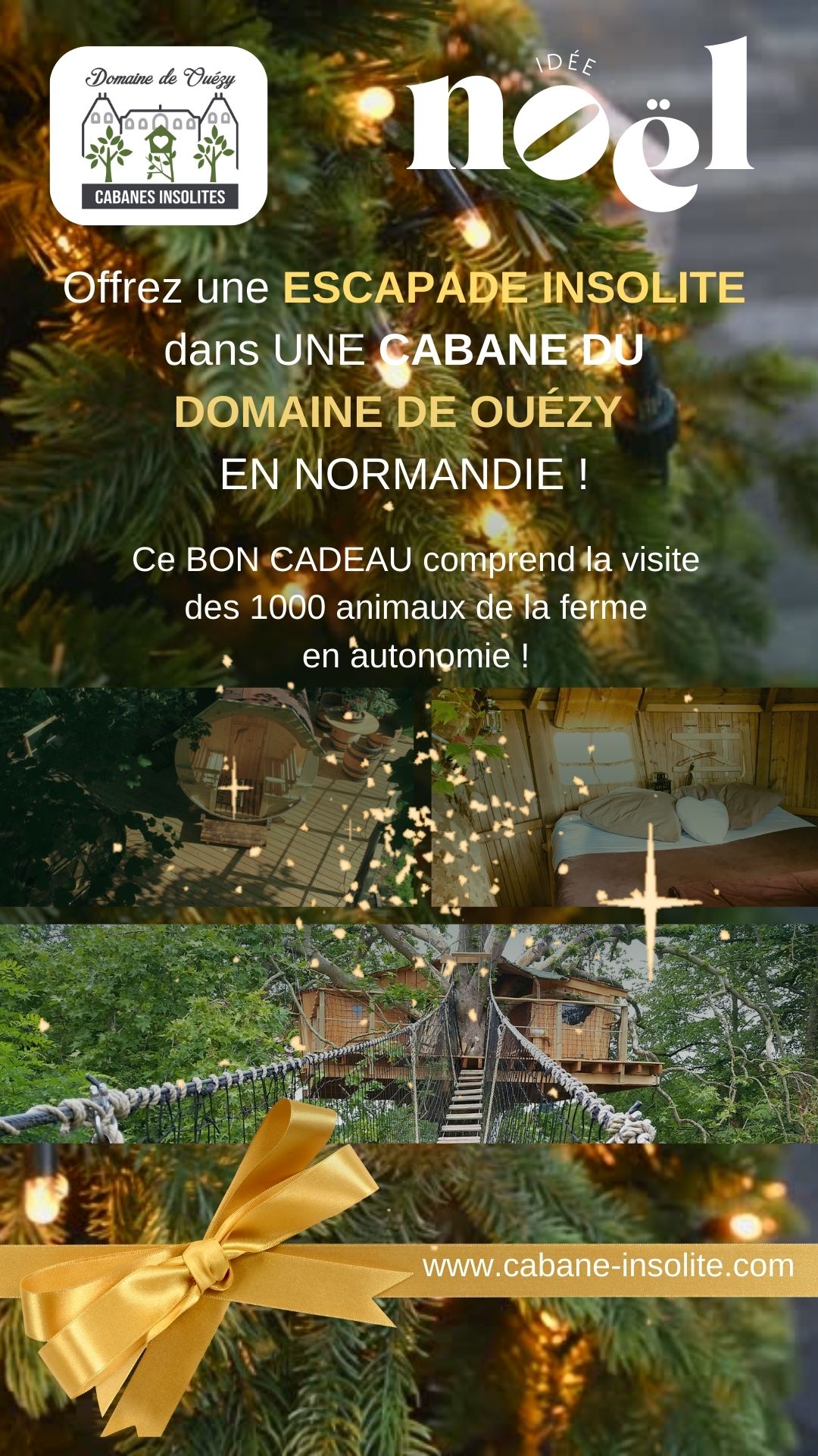 Offrez un séjour insolite en Normandie - Les Cabanes de Canon
